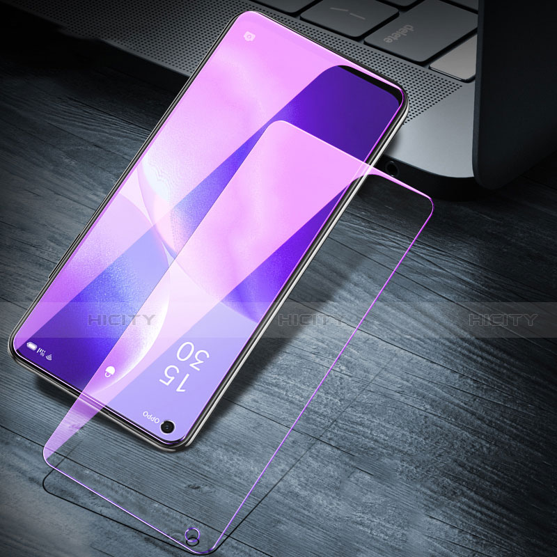 Schutzfolie Displayschutzfolie Panzerfolie Gehärtetes Glas Glasfolie Anti Blue Ray Skins zum Aufkleben Panzerglas B01 für Oppo Find X3 Lite 5G Klar Plus