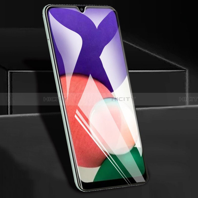 Schutzfolie Displayschutzfolie Panzerfolie Gehärtetes Glas Glasfolie Anti Blue Ray Skins zum Aufkleben Panzerglas B01 für Samsung Galaxy A02 Klar