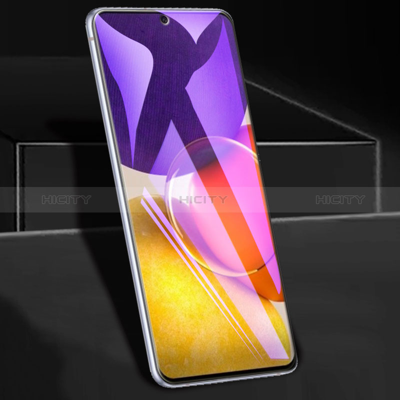 Schutzfolie Displayschutzfolie Panzerfolie Gehärtetes Glas Glasfolie Anti Blue Ray Skins zum Aufkleben Panzerglas B01 für Samsung Galaxy A51 4G Klar