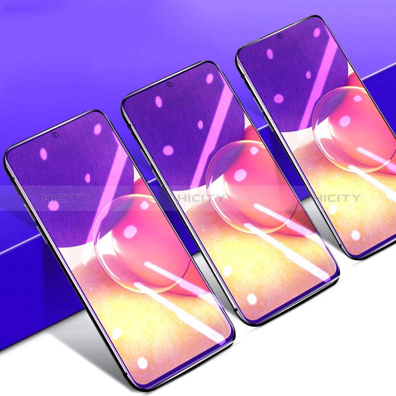 Schutzfolie Displayschutzfolie Panzerfolie Gehärtetes Glas Glasfolie Anti Blue Ray Skins zum Aufkleben Panzerglas B01 für Samsung Galaxy A51 5G Klar