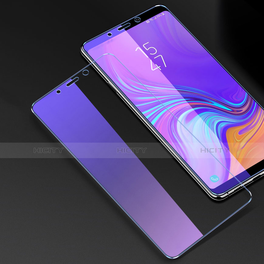 Schutzfolie Displayschutzfolie Panzerfolie Gehärtetes Glas Glasfolie Anti Blue Ray Skins zum Aufkleben Panzerglas B01 für Samsung Galaxy A9s Klar