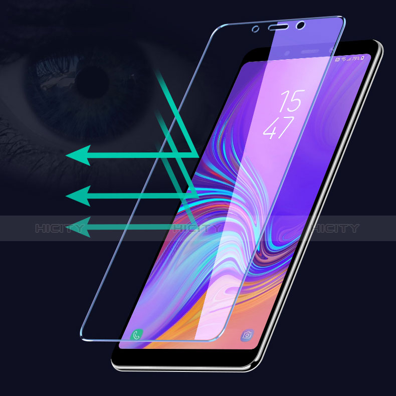 Schutzfolie Displayschutzfolie Panzerfolie Gehärtetes Glas Glasfolie Anti Blue Ray Skins zum Aufkleben Panzerglas B01 für Samsung Galaxy A9s Klar