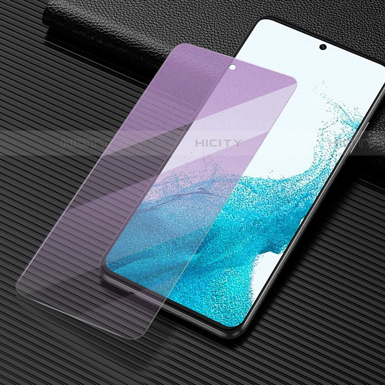 Schutzfolie Displayschutzfolie Panzerfolie Gehärtetes Glas Glasfolie Anti Blue Ray Skins zum Aufkleben Panzerglas B01 für Samsung Galaxy S21 FE 5G Klar