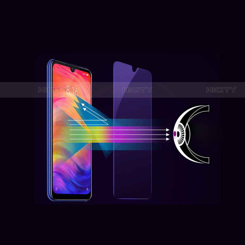 Schutzfolie Displayschutzfolie Panzerfolie Gehärtetes Glas Glasfolie Anti Blue Ray Skins zum Aufkleben Panzerglas B01 für Xiaomi Redmi Note 8T Klar