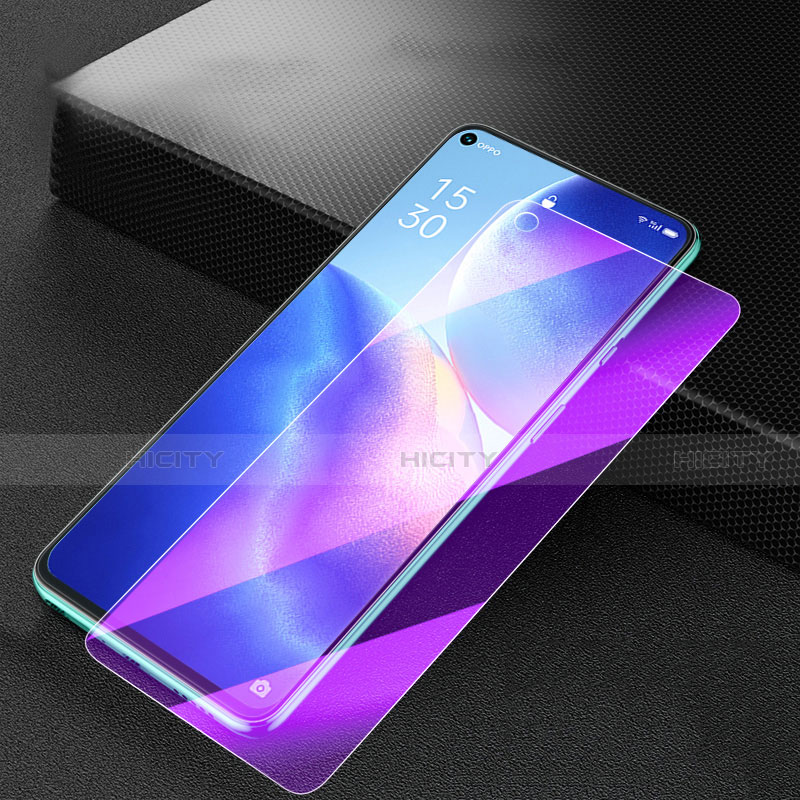 Schutzfolie Displayschutzfolie Panzerfolie Gehärtetes Glas Glasfolie Anti Blue Ray Skins zum Aufkleben Panzerglas B02 für Oppo Reno5 5G Klar