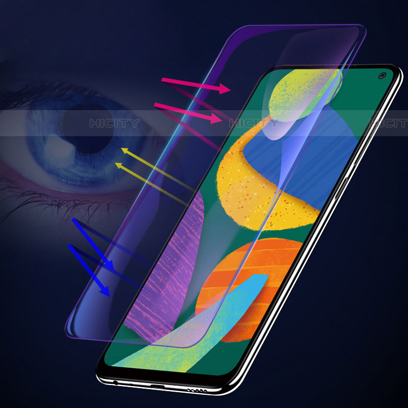 Schutzfolie Displayschutzfolie Panzerfolie Gehärtetes Glas Glasfolie Anti Blue Ray Skins zum Aufkleben Panzerglas B04 für Samsung Galaxy F52 5G Klar