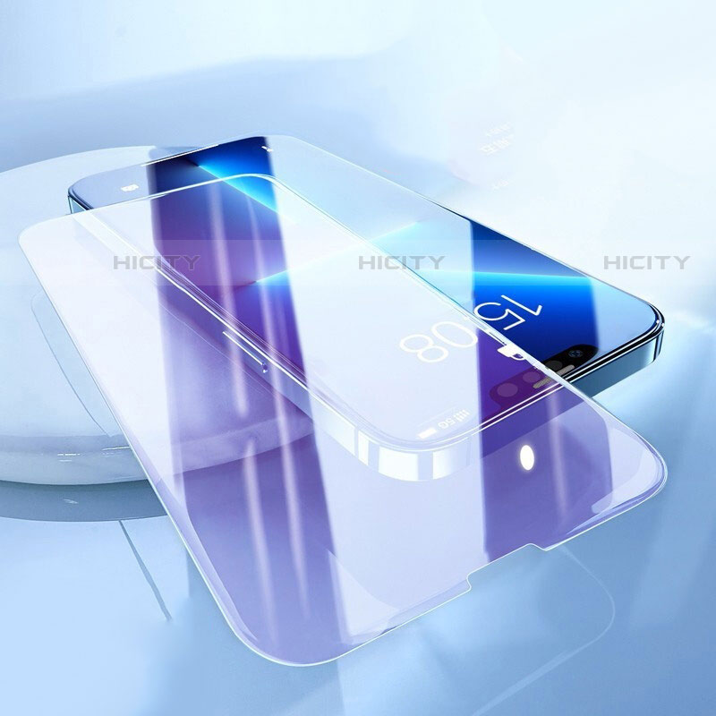 Schutzfolie Displayschutzfolie Panzerfolie Gehärtetes Glas Glasfolie Anti Blue Ray Skins zum Aufkleben Panzerglas B05 für Apple iPhone 15 Pro Klar