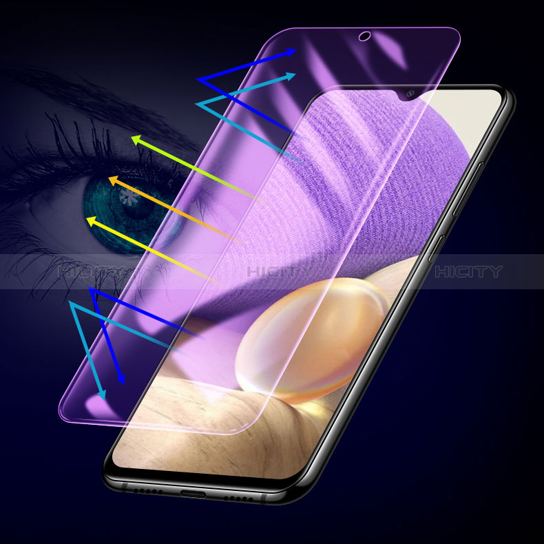 Schutzfolie Displayschutzfolie Panzerfolie Gehärtetes Glas Glasfolie Anti Blue Ray Skins zum Aufkleben Panzerglas B05 für Samsung Galaxy A42 5G Klar