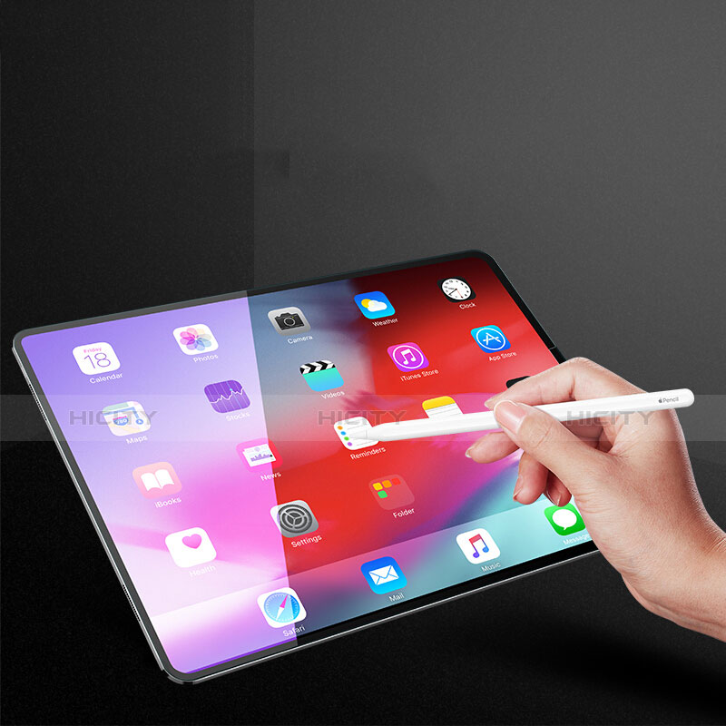 Schutzfolie Displayschutzfolie Panzerfolie Gehärtetes Glas Glasfolie Anti Blue Ray Skins zum Aufkleben Panzerglas für Apple iPad Pro 12.9 (2018) Klar groß