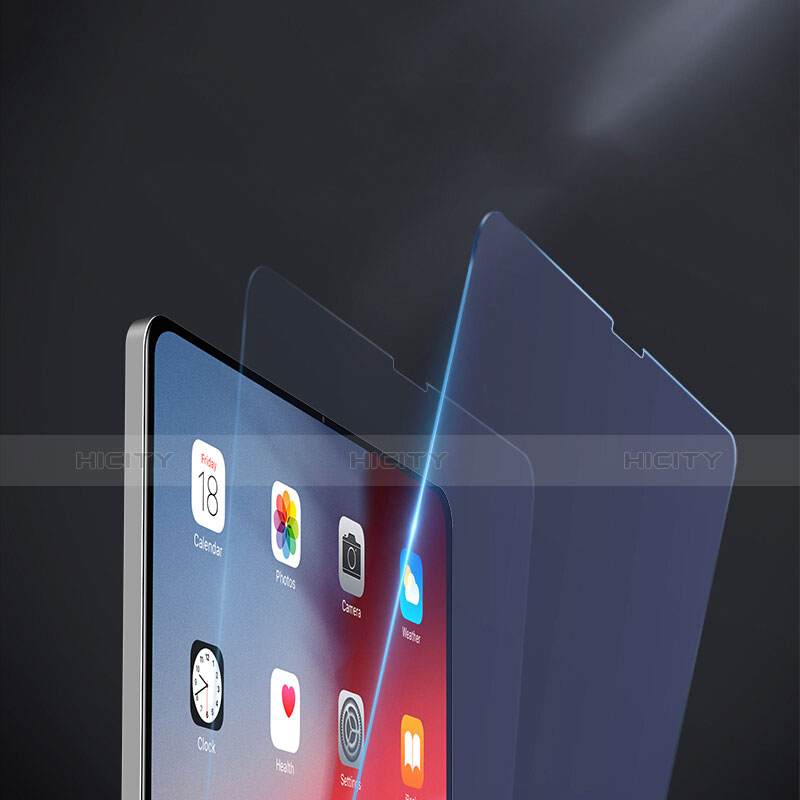 Schutzfolie Displayschutzfolie Panzerfolie Gehärtetes Glas Glasfolie Anti Blue Ray Skins zum Aufkleben Panzerglas für Apple iPad Pro 12.9 (2018) Klar groß