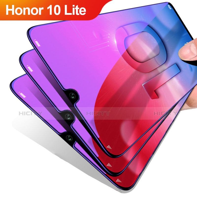 Schutzfolie Displayschutzfolie Panzerfolie Gehärtetes Glas Glasfolie Anti Blue Ray Skins zum Aufkleben Panzerglas für Huawei Honor 10 Lite Klar