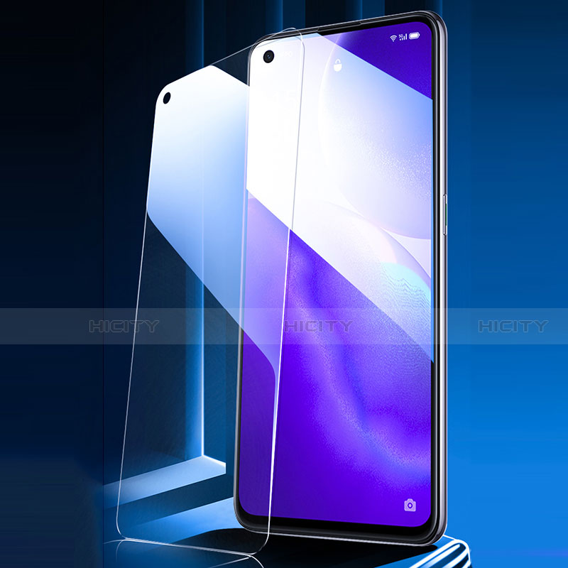 Schutzfolie Displayschutzfolie Panzerfolie Gehärtetes Glas Glasfolie Anti Blue Ray Skins zum Aufkleben Panzerglas für Oppo Reno5 5G Klar