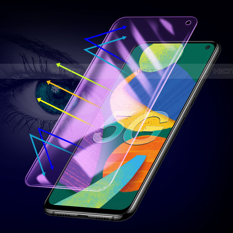 Schutzfolie Displayschutzfolie Panzerfolie Gehärtetes Glas Glasfolie Anti Blue Ray Skins zum Aufkleben Panzerglas für Samsung Galaxy F52 5G Klar