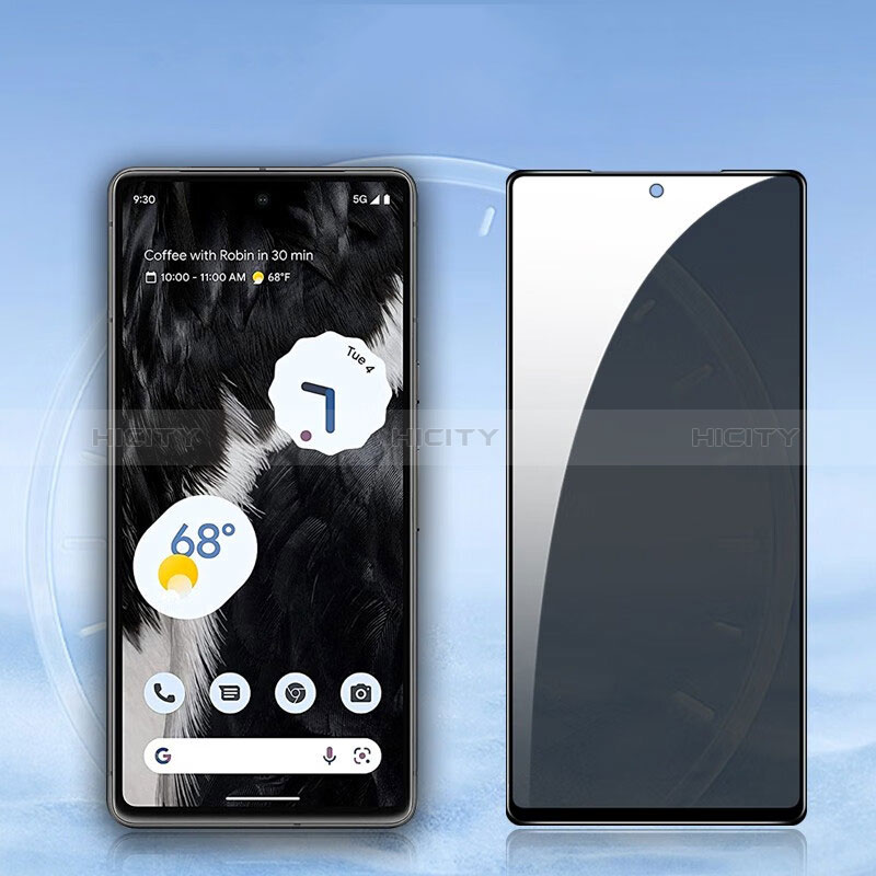 Schutzfolie Displayschutzfolie Panzerfolie Gehärtetes Glas Glasfolie Privacy Skins zum Aufkleben Panzerglas für Google Pixel 6 Pro 5G Klar