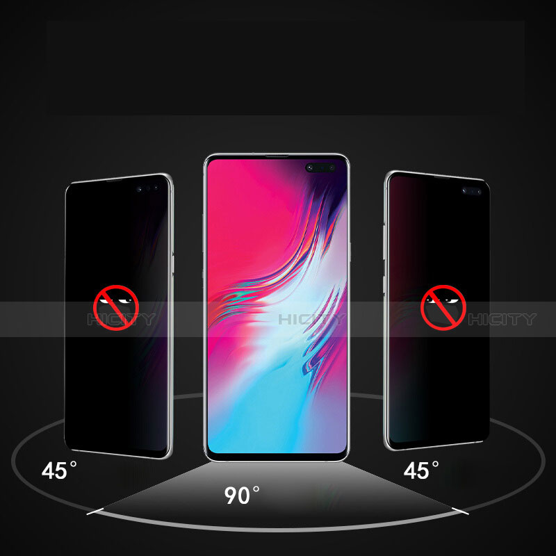 Schutzfolie Displayschutzfolie Panzerfolie Gehärtetes Glas Glasfolie Privacy Skins zum Aufkleben Panzerglas für Samsung Galaxy S10 5G SM-G977B Klar