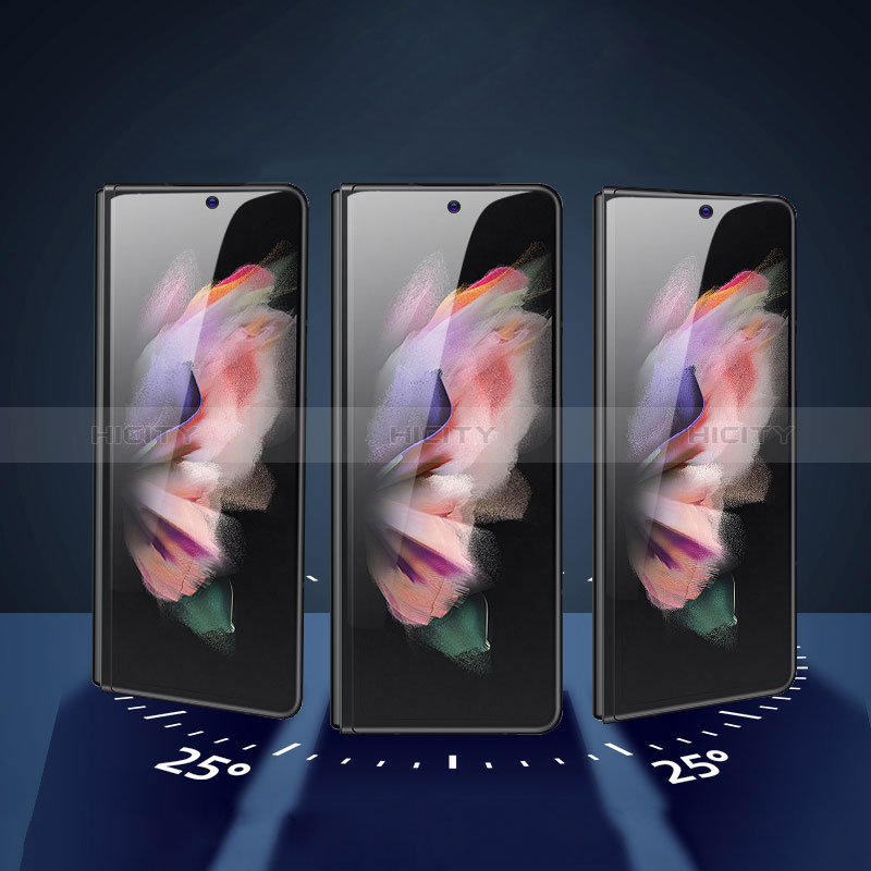 Schutzfolie Displayschutzfolie Panzerfolie Gehärtetes Glas Glasfolie Privacy Skins zum Aufkleben Panzerglas für Samsung Galaxy Z Fold3 5G Klar