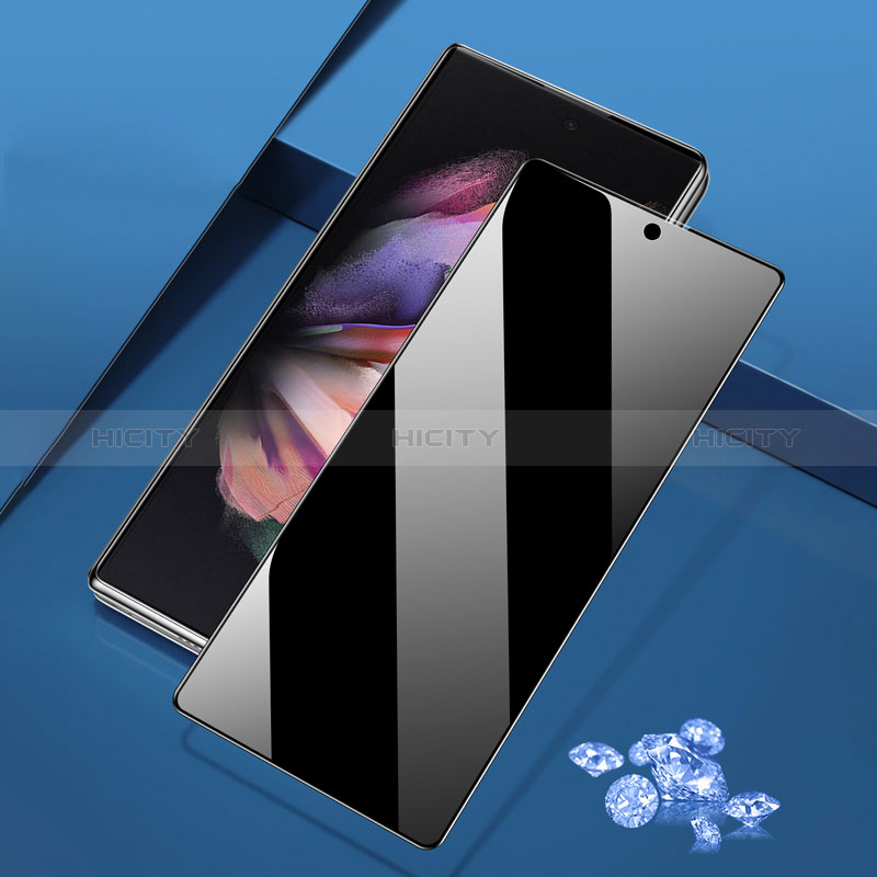 Schutzfolie Displayschutzfolie Panzerfolie Gehärtetes Glas Glasfolie Privacy Skins zum Aufkleben Panzerglas für Samsung Galaxy Z Fold3 5G Klar