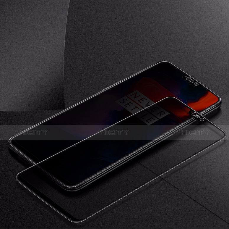 Schutzfolie Displayschutzfolie Panzerfolie Gehärtetes Glas Glasfolie Privacy Skins zum Aufkleben Panzerglas M01 für OnePlus 6 Klar