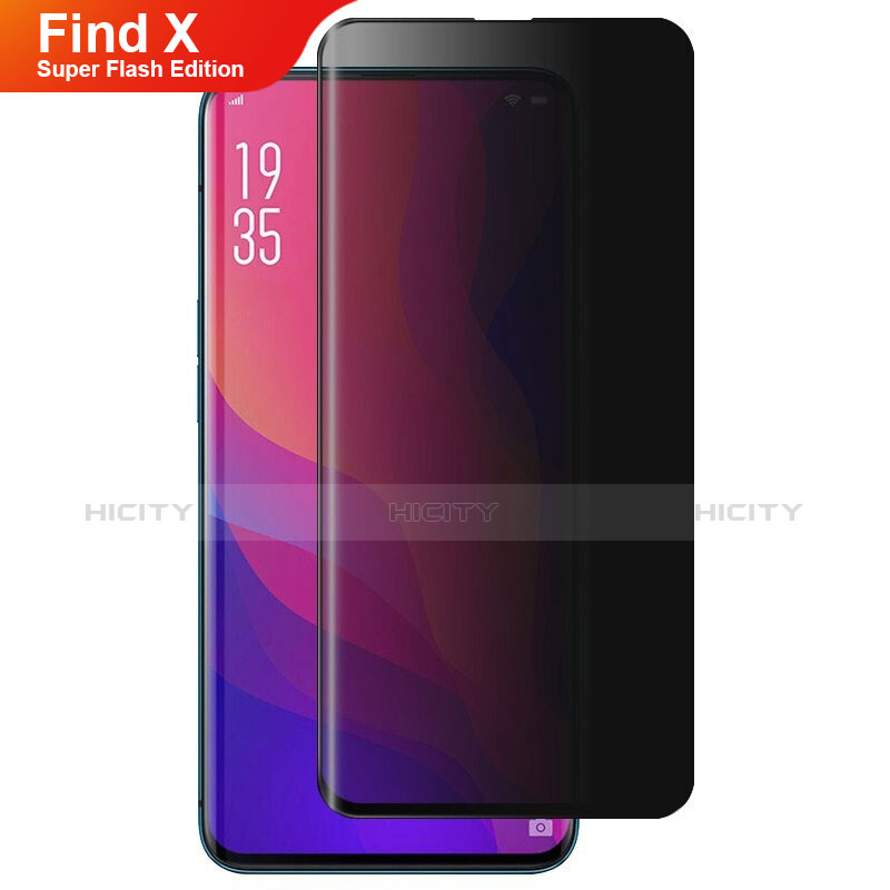 Schutzfolie Displayschutzfolie Panzerfolie Gehärtetes Glas Glasfolie Privacy Skins zum Aufkleben Panzerglas M01 für Oppo Find X Super Flash Edition Klar