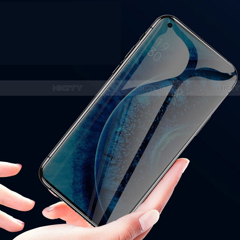 Schutzfolie Displayschutzfolie Panzerfolie Gehärtetes Glas Glasfolie Privacy Skins zum Aufkleben Panzerglas M01 für Oppo Find X2 Pro Klar