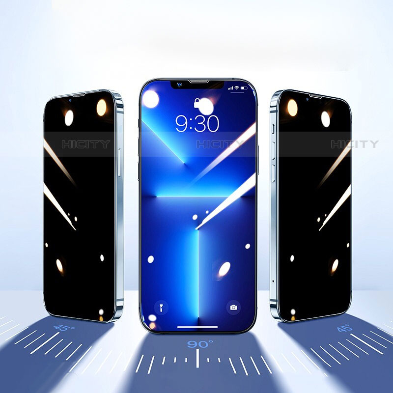 Schutzfolie Displayschutzfolie Panzerfolie Gehärtetes Glas Glasfolie Privacy Skins zum Aufkleben Panzerglas M04 für Apple iPhone 13 Pro Max Klar groß