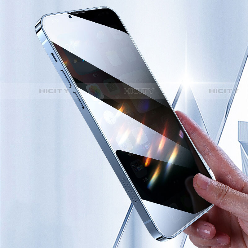 Schutzfolie Displayschutzfolie Panzerfolie Gehärtetes Glas Glasfolie Privacy Skins zum Aufkleben Panzerglas M07 für Apple iPhone 14 Pro Max Klar groß