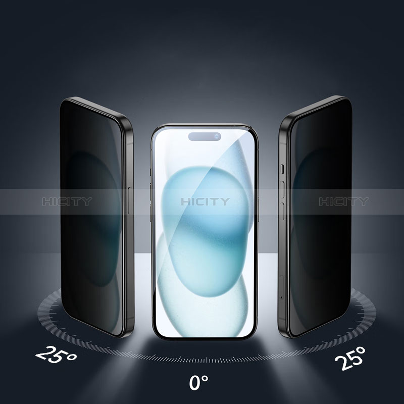 Schutzfolie Displayschutzfolie Panzerfolie Gehärtetes Glas Glasfolie Privacy Skins zum Aufkleben Panzerglas S01 für Apple iPhone 16 Pro Max Klar