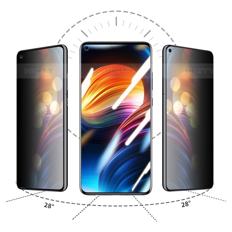 Schutzfolie Displayschutzfolie Panzerfolie Gehärtetes Glas Glasfolie Privacy Skins zum Aufkleben Panzerglas S01 für OnePlus Nord CE 2 Lite 5G Klar groß