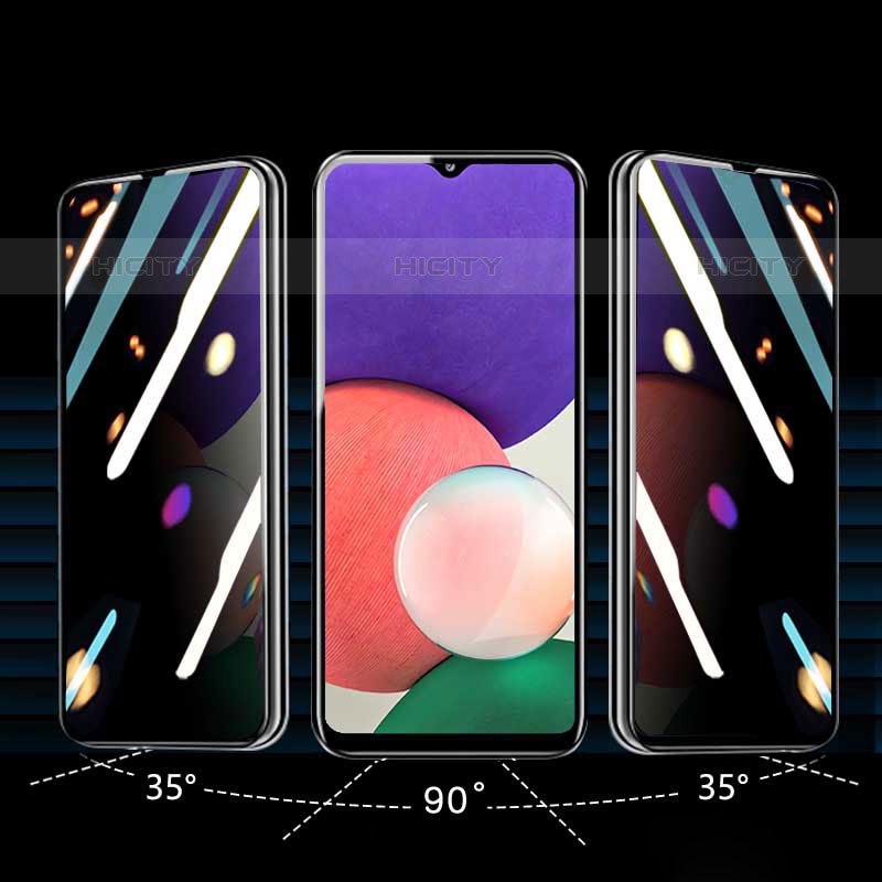 Schutzfolie Displayschutzfolie Panzerfolie Gehärtetes Glas Glasfolie Privacy Skins zum Aufkleben Panzerglas S01 für Oppo A16e Klar