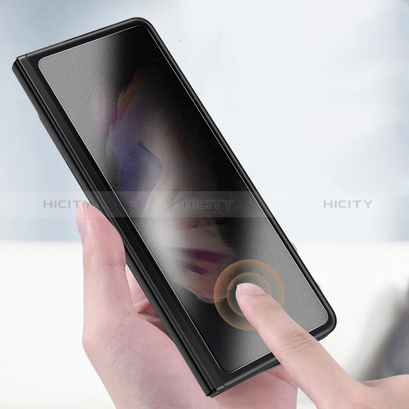 Schutzfolie Displayschutzfolie Panzerfolie Gehärtetes Glas Glasfolie Privacy Skins zum Aufkleben Panzerglas S01 für Samsung Galaxy Z Fold3 5G Klar