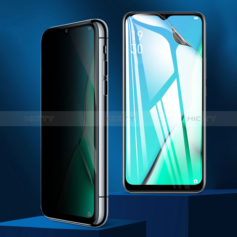 Schutzfolie Displayschutzfolie Panzerfolie Gehärtetes Glas Glasfolie Privacy Skins zum Aufkleben Panzerglas S03 für Oppo A16 Klar groß