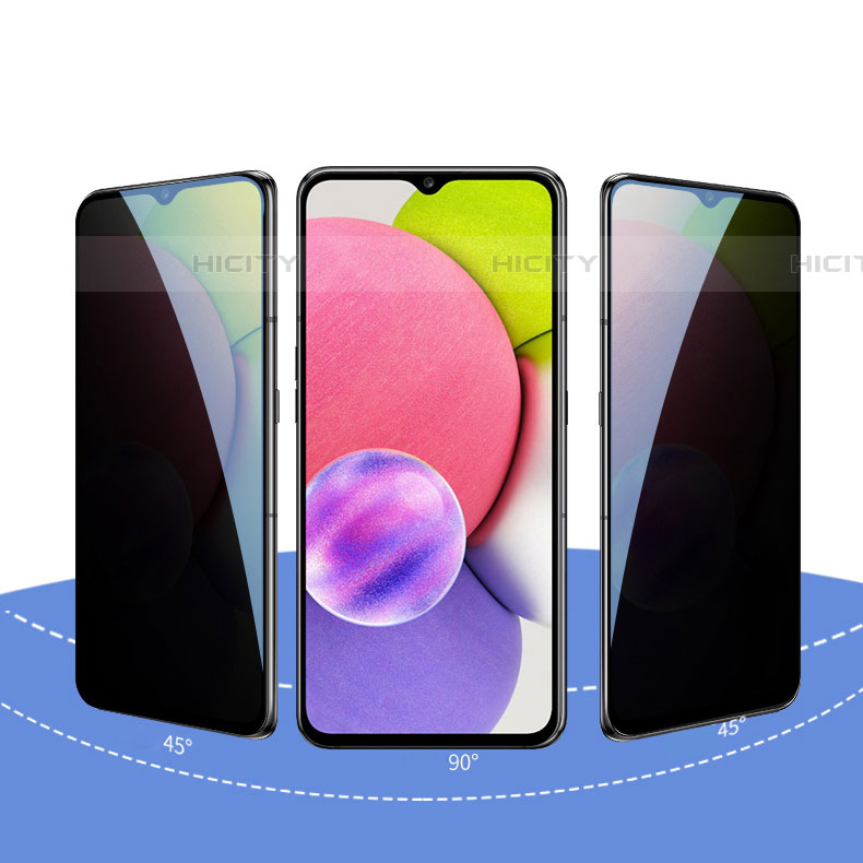 Schutzfolie Displayschutzfolie Panzerfolie Gehärtetes Glas Glasfolie Privacy Skins zum Aufkleben Panzerglas S09 für Samsung Galaxy A04E Klar