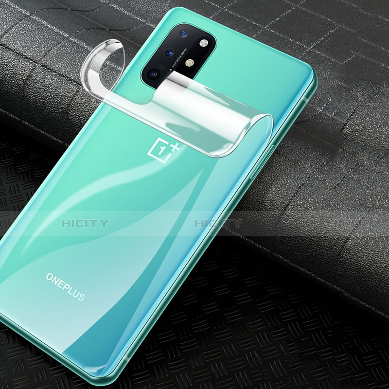 Schutzfolie Displayschutzfolie Panzerfolie Gehärtetes Glas Glasfolie Rückseite Skins zum Aufkleben für OnePlus 8T 5G Schwarz groß