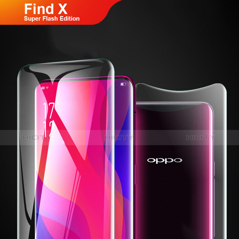 Schutzfolie Displayschutzfolie Panzerfolie Gehärtetes Glas Glasfolie Skins zum Aufkleben Panzerglas für Oppo Find X Super Flash Edition Klar