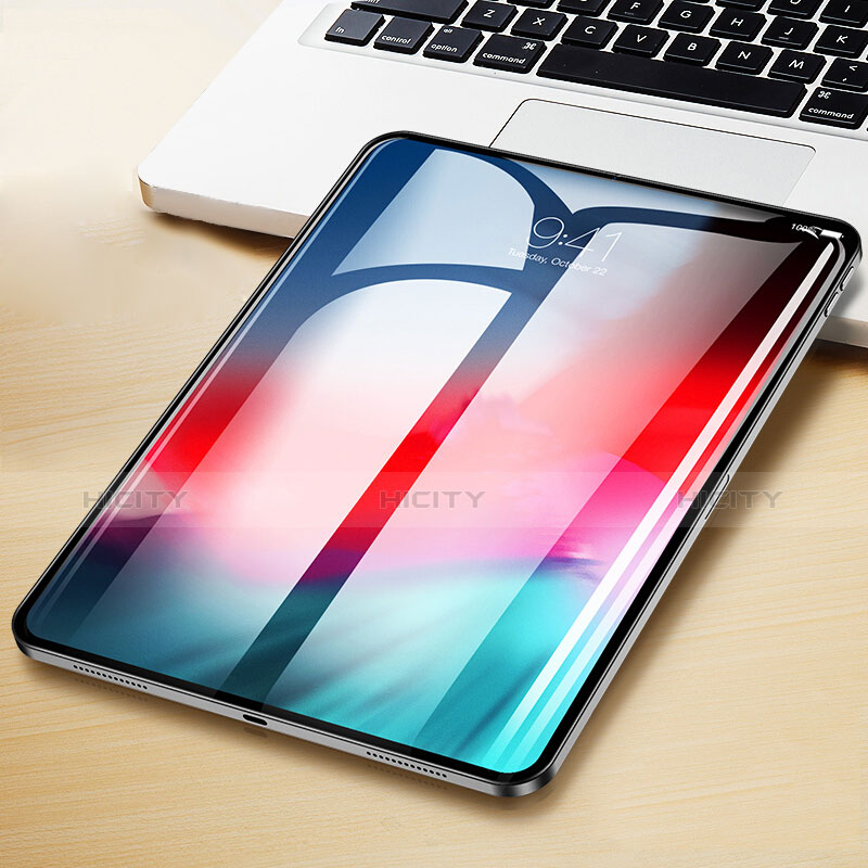 Schutzfolie Displayschutzfolie Panzerfolie Gehärtetes Glas Glasfolie Skins zum Aufkleben Panzerglas T01 für Apple iPad Pro 12.9 (2018) Klar