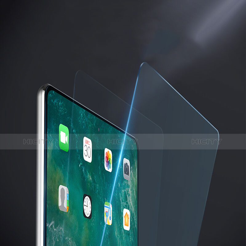 Schutzfolie Displayschutzfolie Panzerfolie Gehärtetes Glas Glasfolie Skins zum Aufkleben Panzerglas T01 für Apple iPad Pro 12.9 (2018) Klar