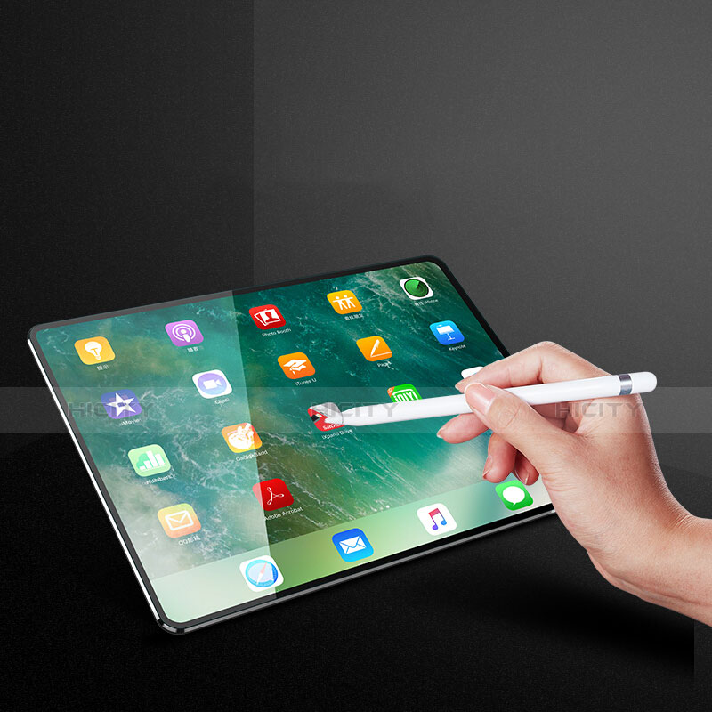 Schutzfolie Displayschutzfolie Panzerfolie Gehärtetes Glas Glasfolie Skins zum Aufkleben Panzerglas T01 für Apple iPad Pro 12.9 (2018) Klar