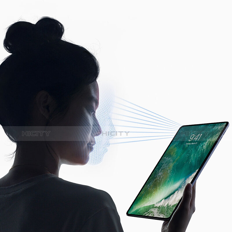 Schutzfolie Displayschutzfolie Panzerfolie Gehärtetes Glas Glasfolie Skins zum Aufkleben Panzerglas T01 für Apple iPad Pro 12.9 (2018) Klar