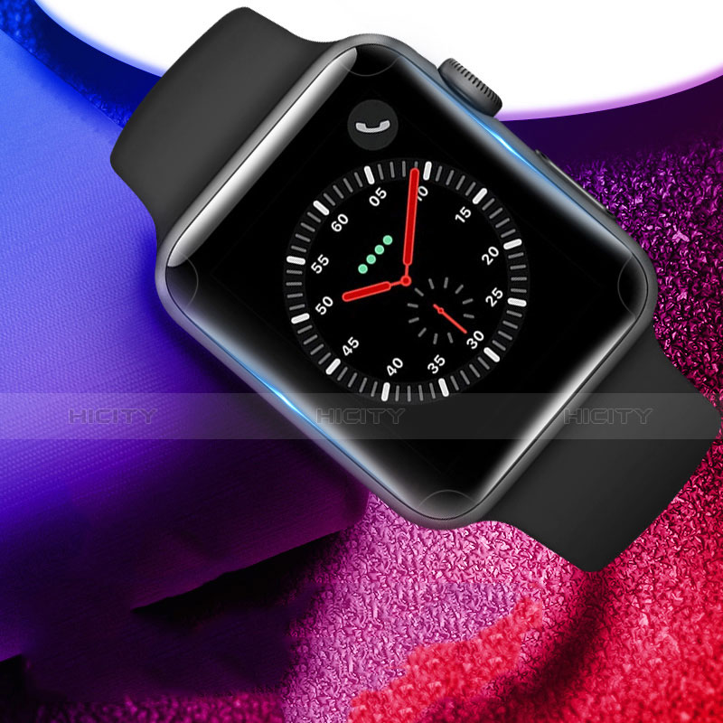 Schutzfolie Displayschutzfolie Panzerfolie Gehärtetes Glas Glasfolie Skins zum Aufkleben Panzerglas T01 für Apple iWatch 42mm Klar