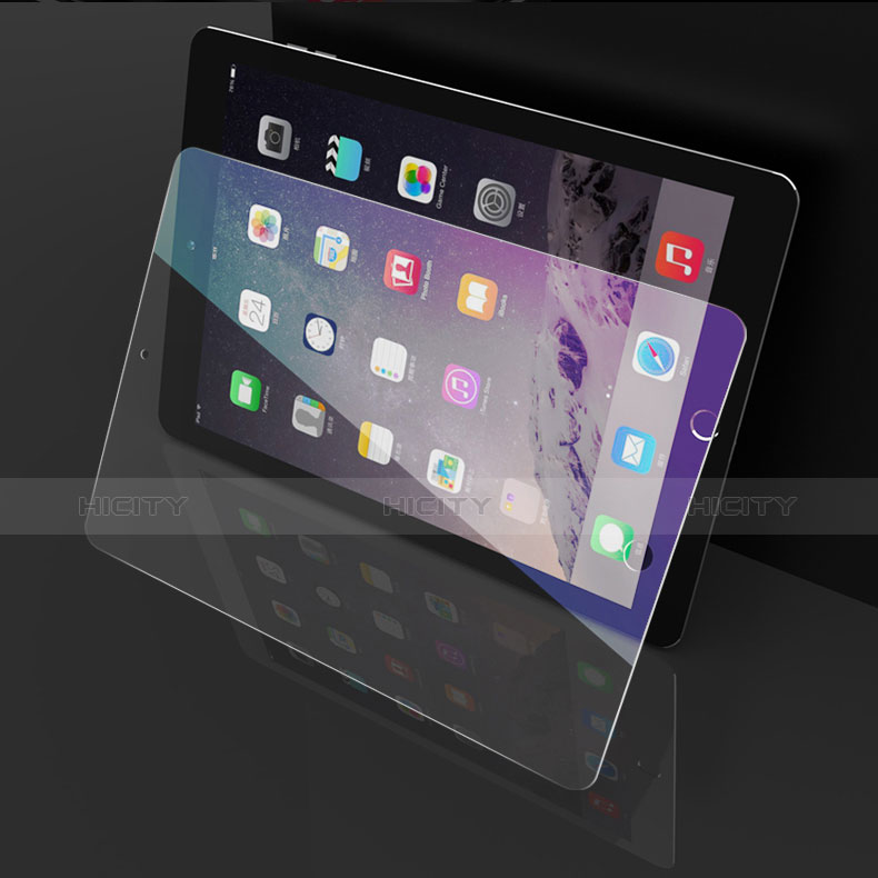 Schutzfolie Displayschutzfolie Panzerfolie Gehärtetes Glas Glasfolie Skins zum Aufkleben Panzerglas T01 für Apple New iPad 9.7 (2017) Klar Plus