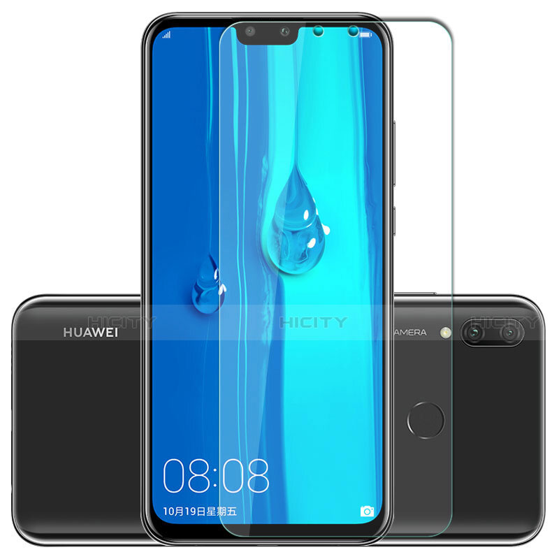 Schutzfolie Displayschutzfolie Panzerfolie Gehärtetes Glas Glasfolie Skins zum Aufkleben Panzerglas T01 für Huawei Y9 (2019) Klar