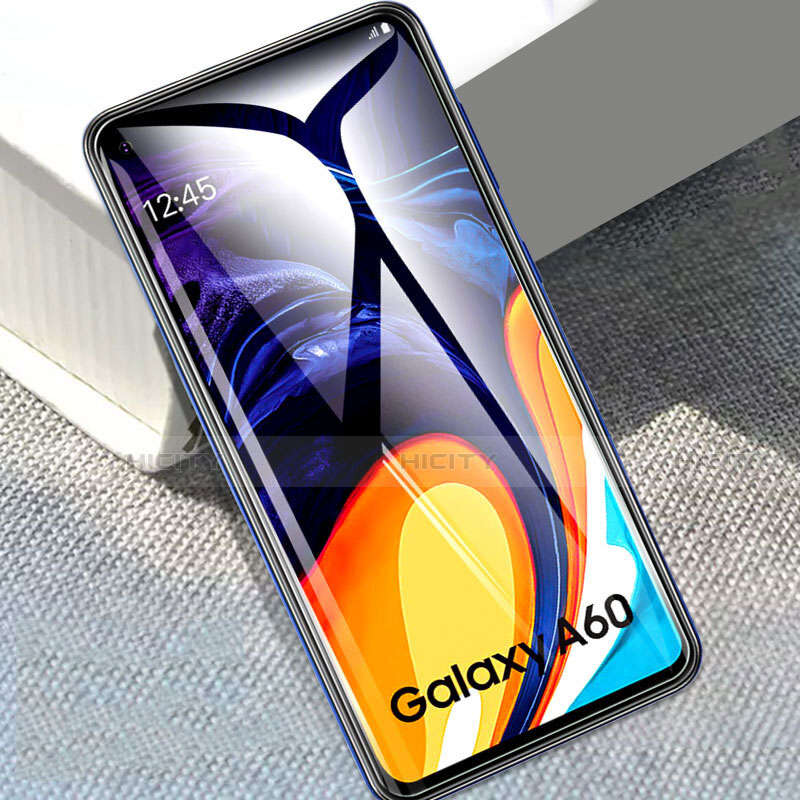 Schutzfolie Displayschutzfolie Panzerfolie Gehärtetes Glas Glasfolie Skins zum Aufkleben Panzerglas T01 für Samsung Galaxy A60 Klar