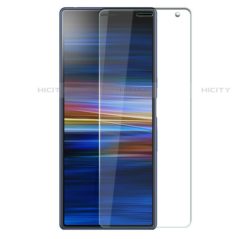 Schutzfolie Displayschutzfolie Panzerfolie Gehärtetes Glas Glasfolie Skins zum Aufkleben Panzerglas T01 für Sony Xperia 10 Plus Klar