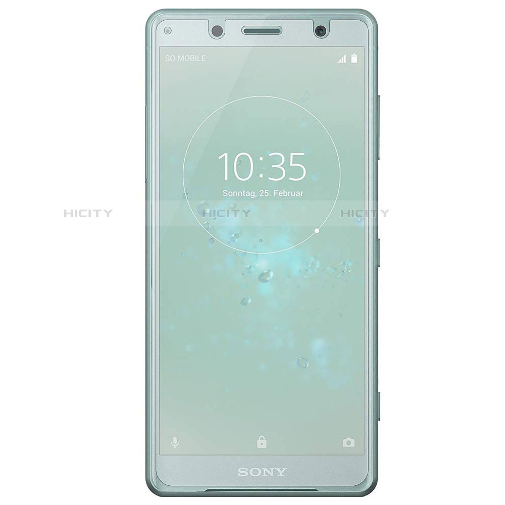 Schutzfolie Displayschutzfolie Panzerfolie Gehärtetes Glas Glasfolie Skins zum Aufkleben Panzerglas T01 für Sony Xperia XZ2 Compact Klar