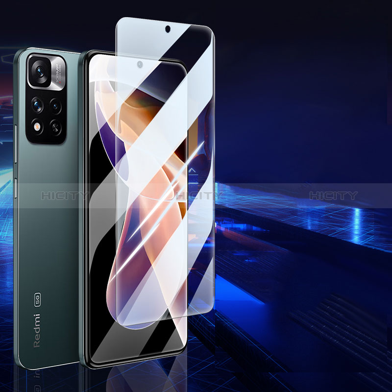 Schutzfolie Displayschutzfolie Panzerfolie Gehärtetes Glas Glasfolie Skins zum Aufkleben Panzerglas T01 für Xiaomi Redmi Note 11 Pro+ Plus 5G Klar