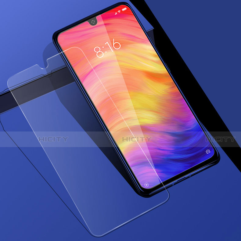 Schutzfolie Displayschutzfolie Panzerfolie Gehärtetes Glas Glasfolie Skins zum Aufkleben Panzerglas T02 für Xiaomi Redmi 7 Klar groß