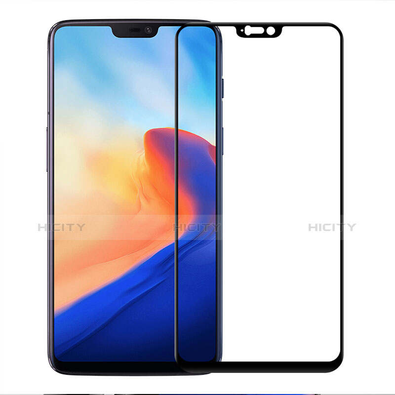 Schutzfolie Displayschutzfolie Panzerfolie Gehärtetes Glas Glasfolie Skins zum Aufkleben Panzerglas T03 für OnePlus 6 Klar