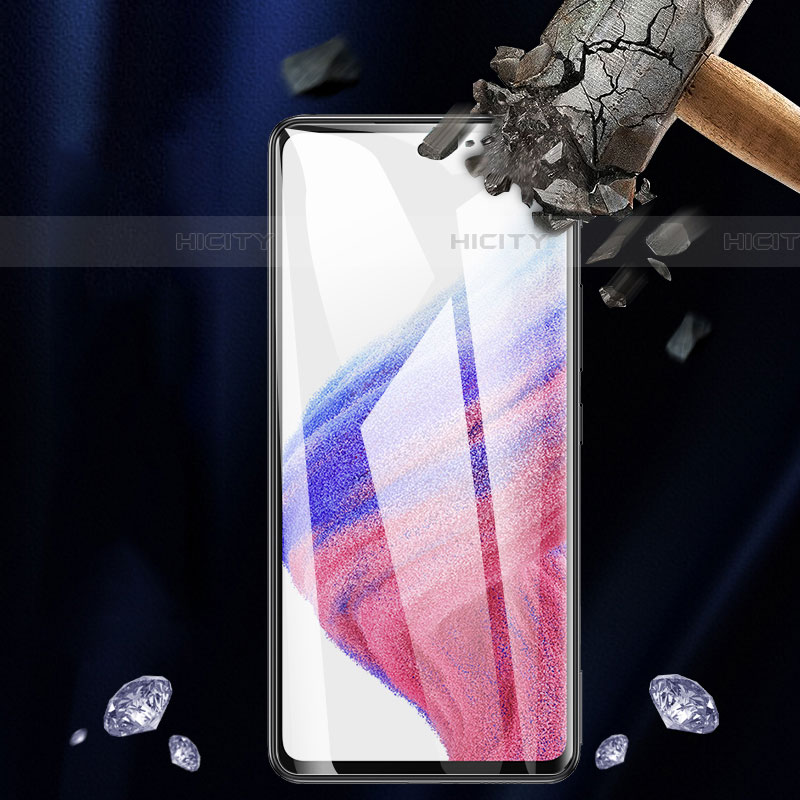 Schutzfolie Displayschutzfolie Panzerfolie Gehärtetes Glas Glasfolie Skins zum Aufkleben Panzerglas T03 für Samsung Galaxy A53 5G Klar groß