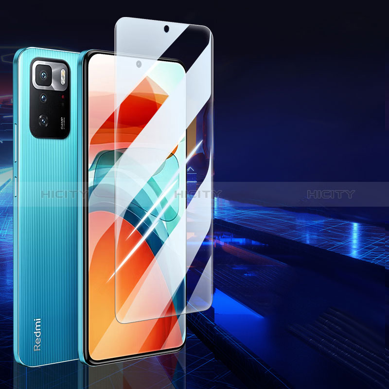 Schutzfolie Displayschutzfolie Panzerfolie Gehärtetes Glas Glasfolie Skins zum Aufkleben Panzerglas T03 für Xiaomi Redmi Note 10 Pro 5G Klar Plus