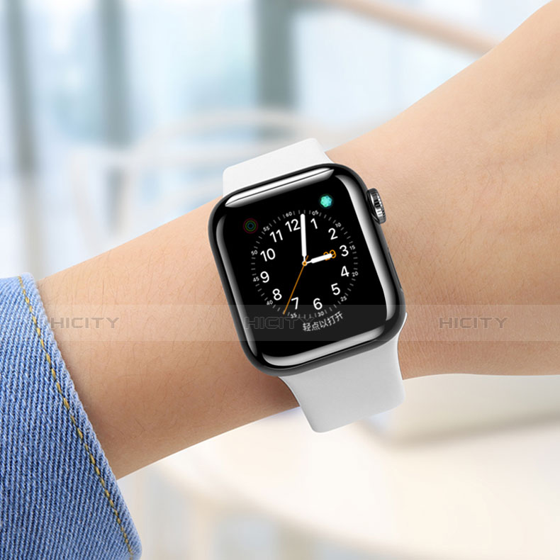 Schutzfolie Displayschutzfolie Panzerfolie Gehärtetes Glas Glasfolie Skins zum Aufkleben Panzerglas T05 für Apple iWatch 4 40mm Klar